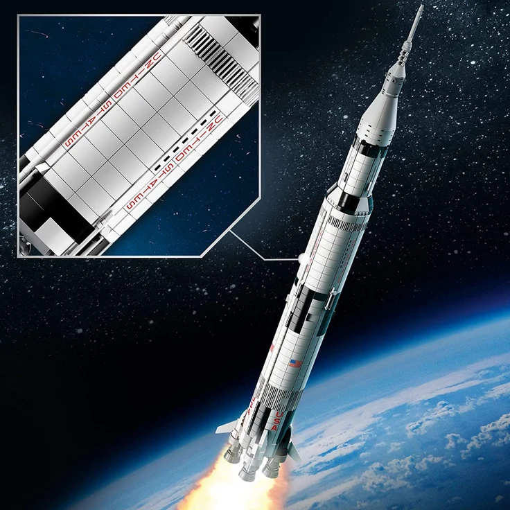 LEGO Ideas 92176 'NASA Apollo Saturn V', 1969 Teile, ab 14 Jahren – Bild 7