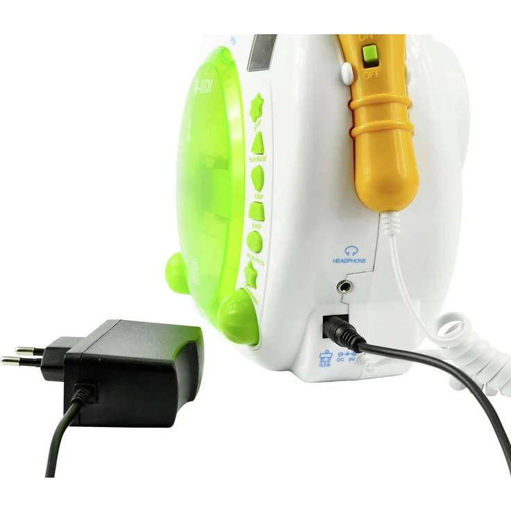 X4 TECH 'Bobby Joey' Karaoke Kinder CD-Player inkl. 2 Mikrofonen zum Mitsingen, USB-Anschluss und SD-Kartensteckplatz – Bild 4