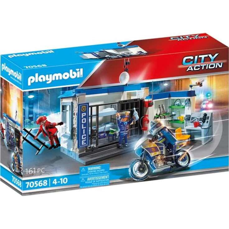 Playmobil City Action 70568 'Polizei: Flucht aus dem Gefängnis', 161 Teile, ab 4 Jahren – Bild 1