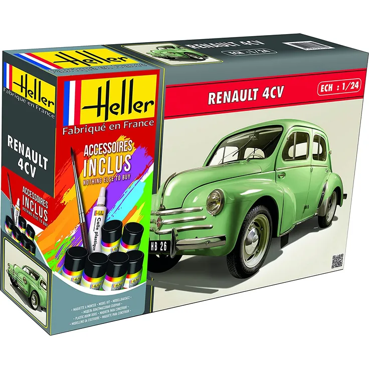 Heller 56762 STARTER KIT Renault 4 CV