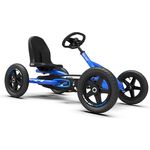 BERG 'Buddy' Pedal-Gokart, Blue Limited Edition, ab 3 Jahren, max. belastbar bis 50 kg, verstellbarer Sitz
