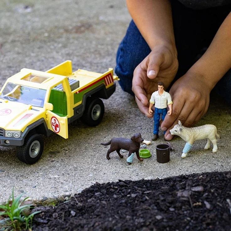 Schleich Farm World 42503 'Tierarztbesuch auf dem Bauernhof', ab 3 Jahren, 12 Teile - Preisvergleich – Bild 5