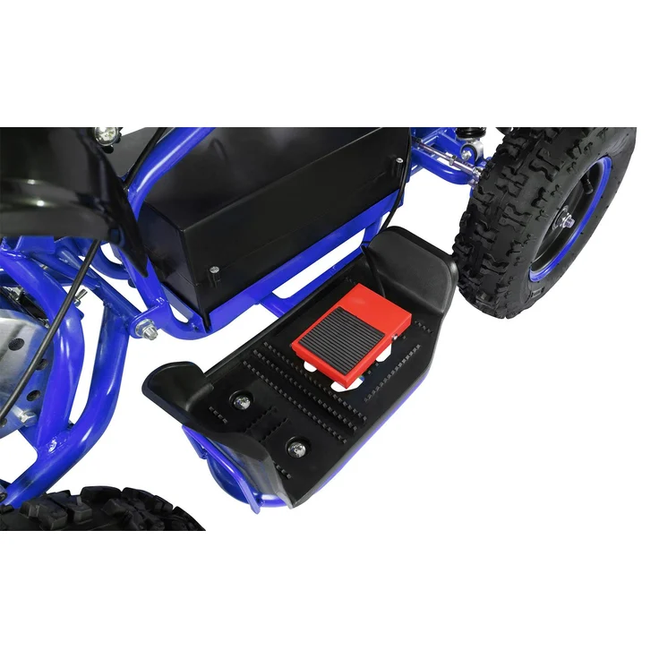 Elektro Quad Miniquad Kinder Racer 1000 Watt Pocket Kinderquad Pocketbike ATV (Schwarz/Blau) – Bild 9