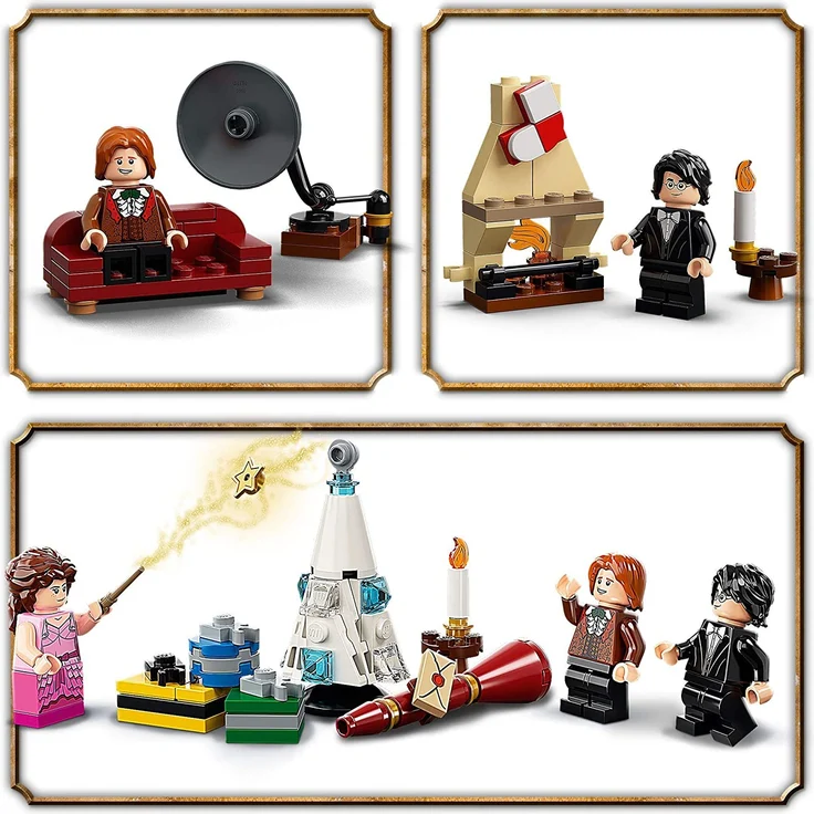 LEGO Harry Potter™ 75981 Adventskalender 2020, Weihnachtskalender mit 24 Türchen zum Film "Harry Potter und der Feuerkelch", Hogwarts Weihnachtsball – Bild 3