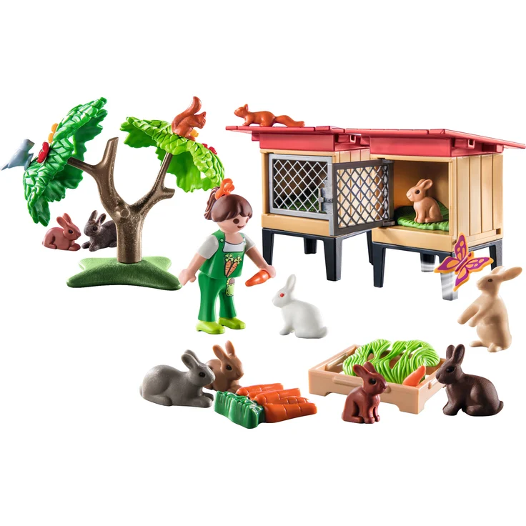 PLAYMOBIL Country 71252 'Kaninchenstall', 41 Teile, ab 4 Jahren – Bild 2