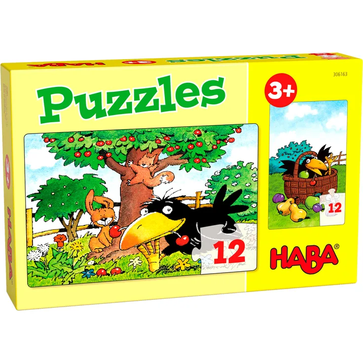 HABA Puzzles 12 Teile Obstgarten 2 Motive