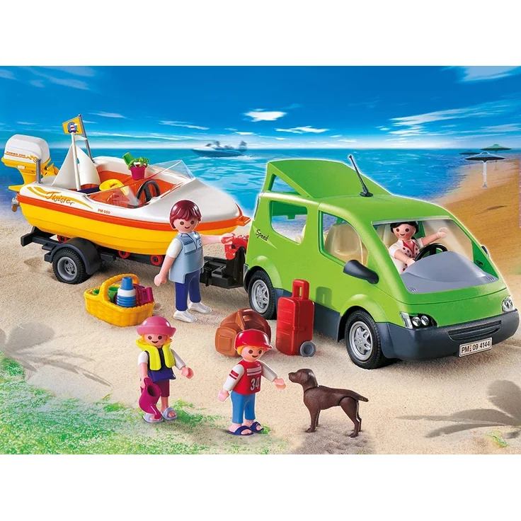 Playmobil Family Fun 4144 'Familyvan mit Bootsanhänger', ab 4 Jahren – Bild 2