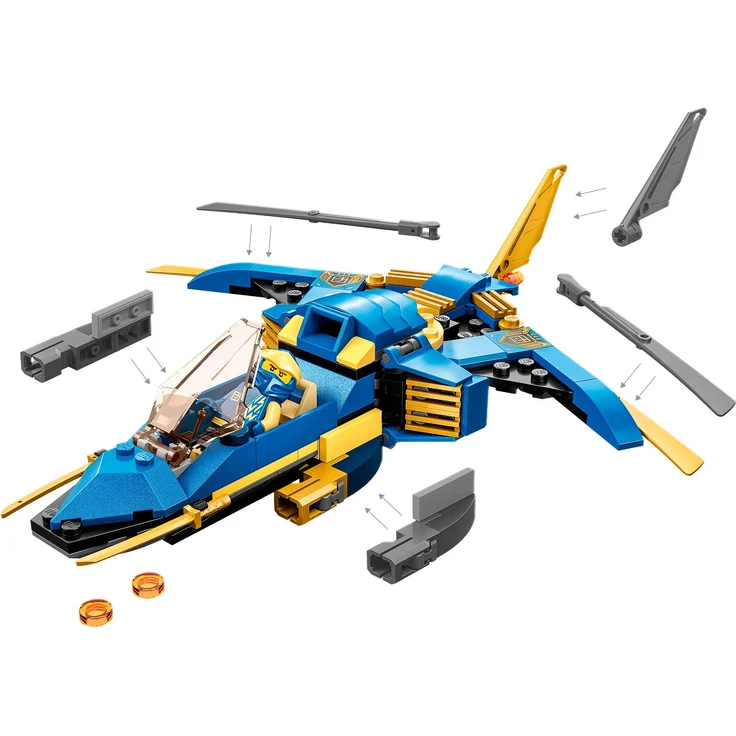 LEGO Ninjago 71784 'Jays Donner-Jet EVO', 146 Teile, ab 6 Jahren – Bild 6