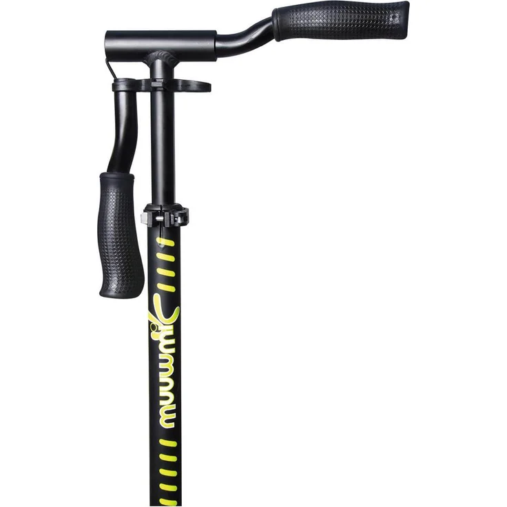 Muuwmi 465 'Aluminium Pro 215 mm' Scooter, ab 6 Jahren, 3-fach höhenverstellbar bis 97 cm, klappbar, max. belastbar bis 100 kg, lime – Bild 3
