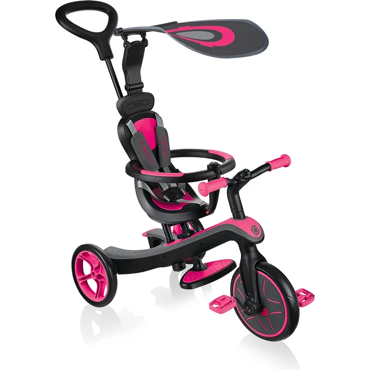 Globber 'Explorer Trike 4 in 1', Dreirad, ab 15 Monaten, fuchsia pink