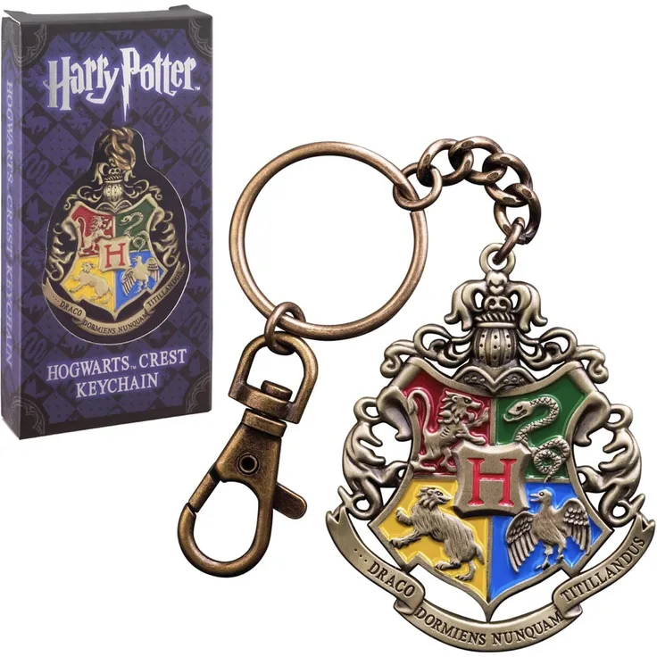 Noble Collection 'Hogwarts Wappen Schlüsselanhänger', 4,5 cm, Harry Potter