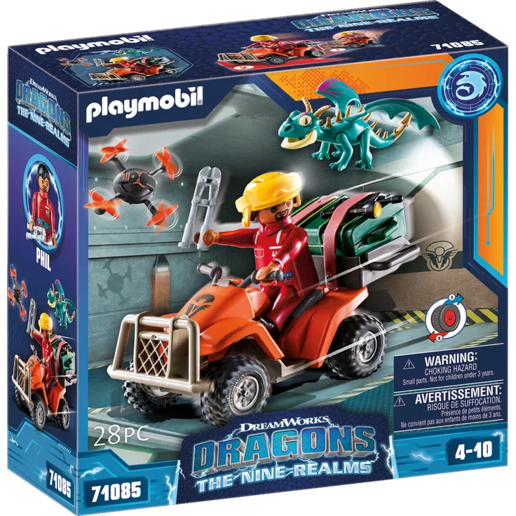 Playmobil Dragons Nine Realms 71085 'Icaris Quad & Phil', 28 Teile, ab 4 Jahren