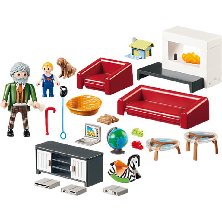 Playmobil Dollhouse 70207 'Gemütliches Wohnzimmer', 36 Teile, ab 4 Jahren – Bild 2