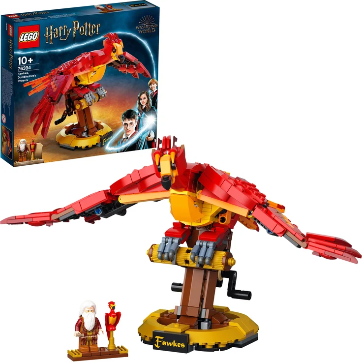 LEGO Harry Potter 76394 'Fawkes, Dumbledores Phönix', 597 Teile, ab 10 Jahren – Bild 1