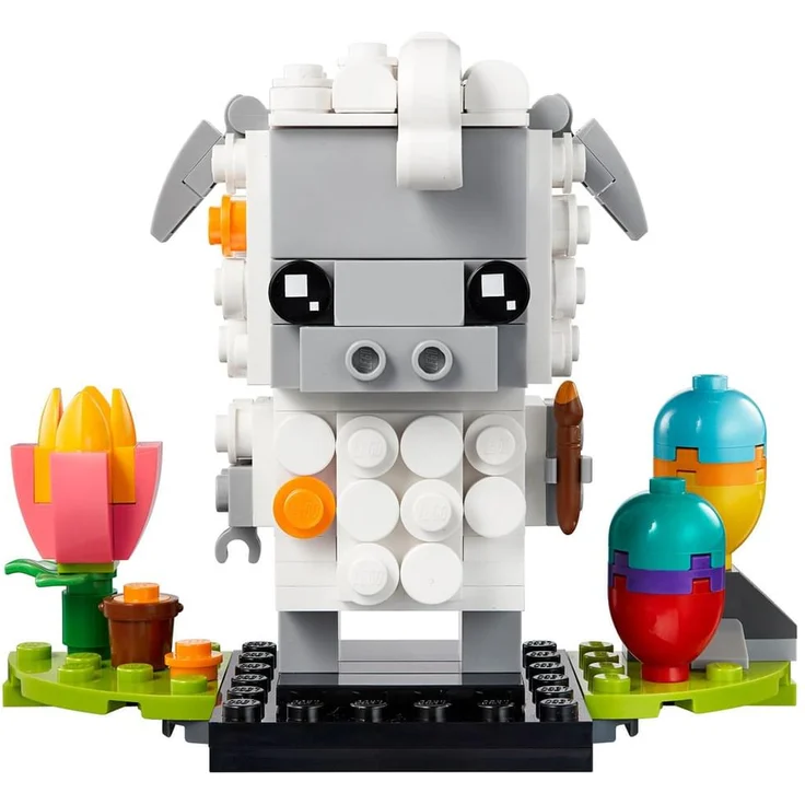 LEGO® BrickHeadz 40380 'Osterlamm', 192 Teile, ab 10 Jahren, inkl. Ostereier und Tulpe - Preisvergleich – Bild 3