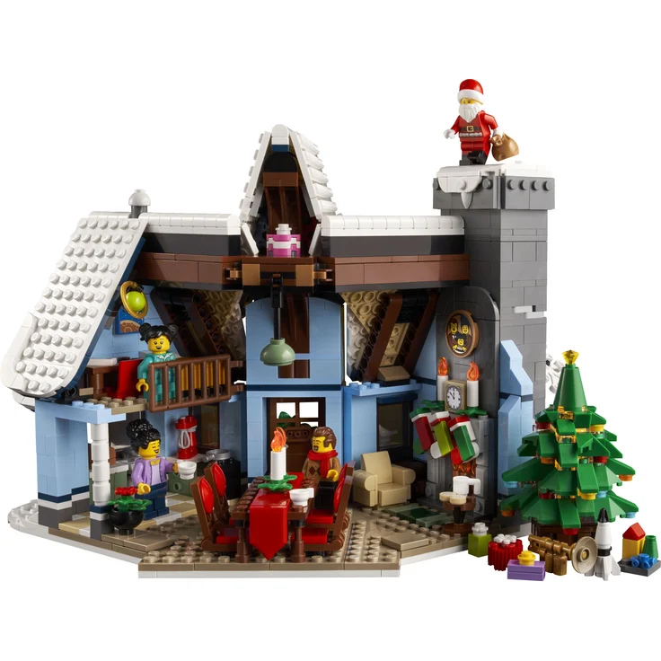 LEGO Icons 10293 'Besuch des Weihnachtsmanns', 1445 Teile, ab 18 Jahren – Bild 6