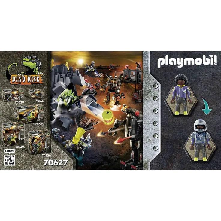 Playmobil Dino Rise 70627 'Triceratops: Randale um die legendären Steine', 40 Teile, ab 5 Jahren – Bild 4
