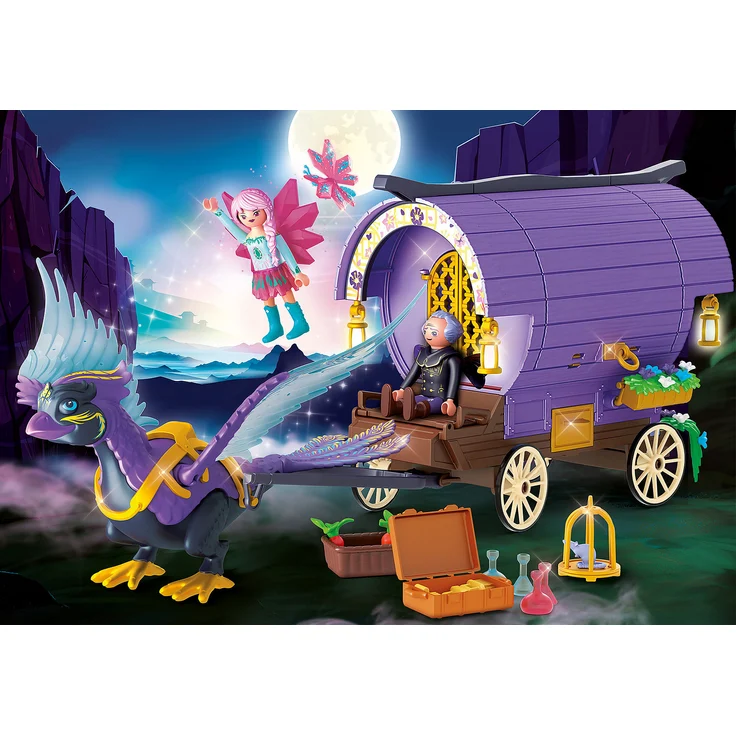 Playmobil Ayuma 71031 'Feen Kutsche mit Phoenix', 105 Teile, ab 7 Jahren – Bild 2