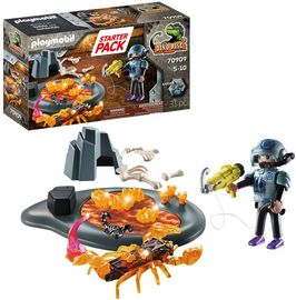 Playmobil Dino Rise 70909 'Starter Pack Kampf gegen den Feuerskorpion'