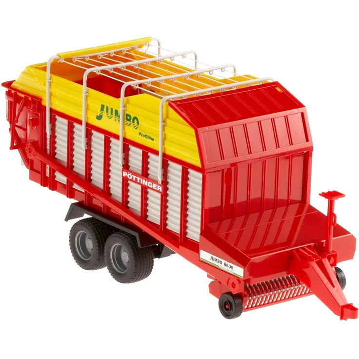 Bruder 02214 'Pöttinger Jumbo 6600 Profiline' Spielfahrzeug Zubehör, ab 4 Jahren, 1:16, bewegliche Walze, 54,6 × 18,0 × 24,5 cm