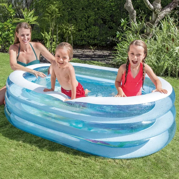 INTEX Ahoi Piraten Pool Kinderpool Babypool Planschbecken Garten Kinder Oval – Bild 3