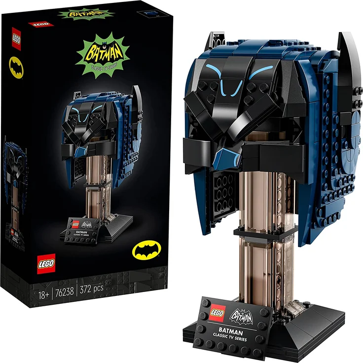 LEGO DC Super Heroes 76238 'Batman Maske aus dem TV-Klassiker', 372 Teile, ab 18 Jahren – Bild 1