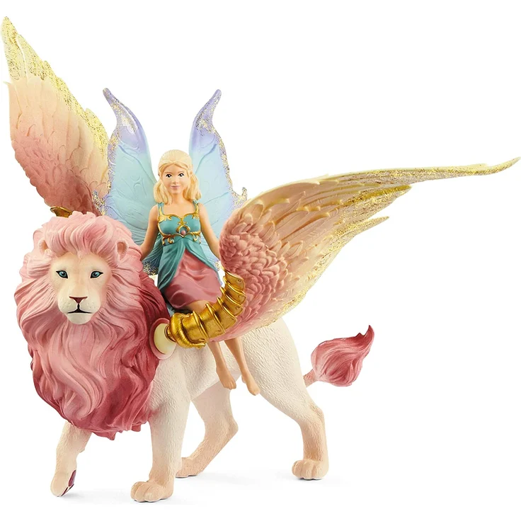 Schleich bayala 70714 'Elfe auf geflügeltem Löwe', ab 5 Jahren, 2 Teile – Bild 2