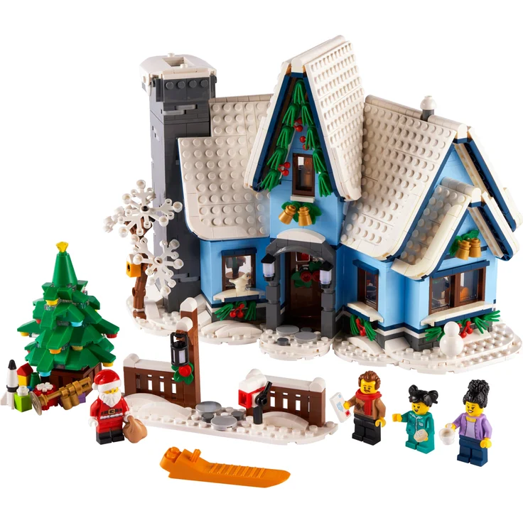 LEGO Icons 10293 'Besuch des Weihnachtsmanns', 1445 Teile, ab 18 Jahren – Bild 2