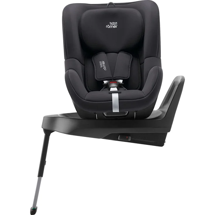 Britax Römer 'Dualfix Plus' Reboarder Inklusive Neugeboreneneinsatz und ISOFIX, Midnight Grey – Bild 2