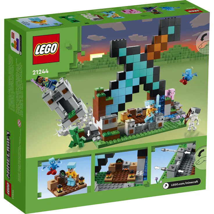LEGO Minecraft 21244 'Der Schwert-Außenposten', 427 Teile, ab 8 Jahren – Bild 4