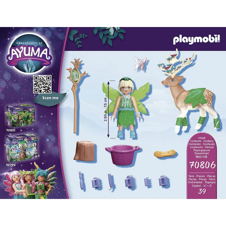 PLAYMOBIL Ayuma 70806 'Forest Fairy mit Seelentier', 39 Teile, ab 7 Jahren - Preisvergleich – Bild 5