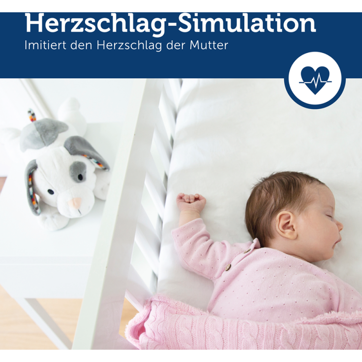 Elektronisches Kuscheltier - Hund Dex mit Herzschlagsimulation – Bild 2