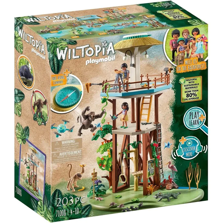 Playmobil Wiltopia 71008 'Forschungsturm mit Kompass', 203 Teile, ab 4 Jahren – Bild 3