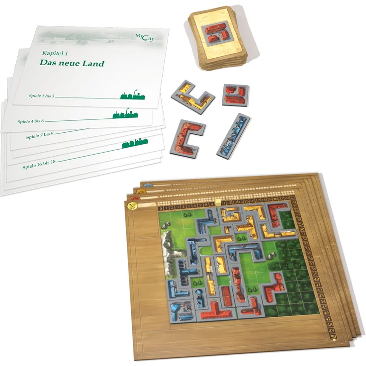 Kosmos 'My City - Deine Stadt wird einzigartig!' Legespiel, ab 10 Jahren, 2 - 4 Spieler, 30 min Spielzeit, Spiel des Jahres 2020 - Preisvergleich – Bild 3