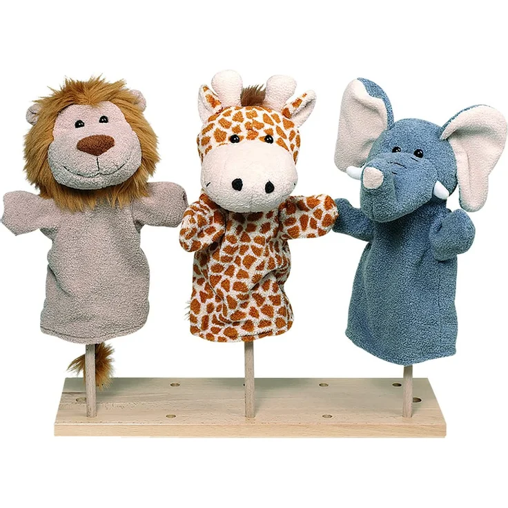 Goki 'Wilde Tiere' Handpuppen, 1 Stück, zufällige Auswahl