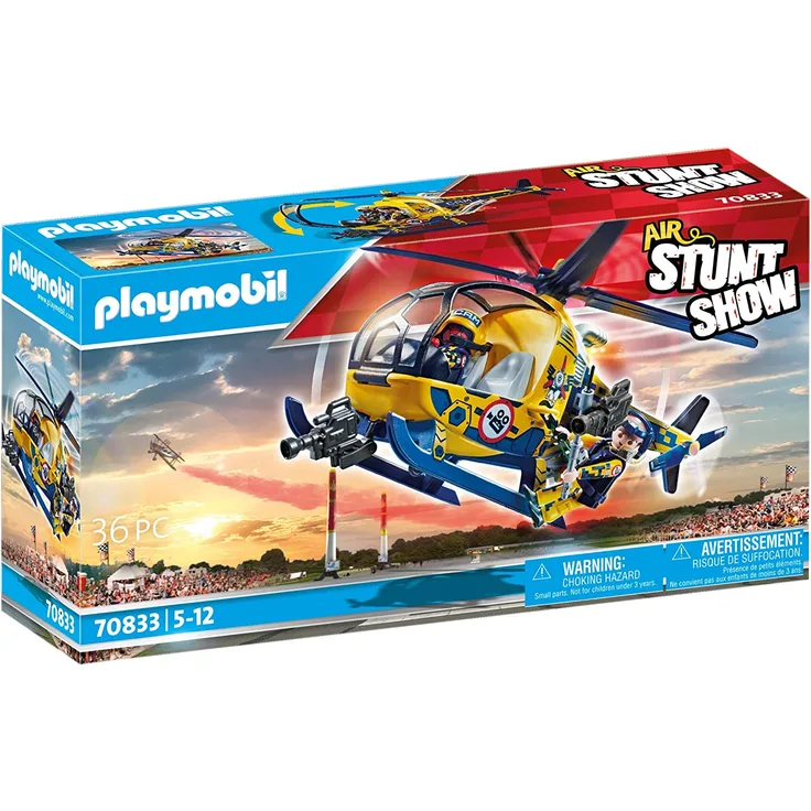 Playmobil Stuntshow 70833 'Filmcrew-Helikopter', 36 Teile, ab 5 Jahren - Preisvergleich