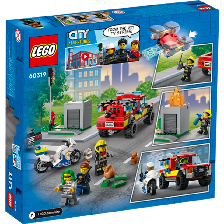 LEGO City 60319 'Löscheinsatz und Verfolgungsjagd', 295 Teile, ab 5 Jahren – Bild 4