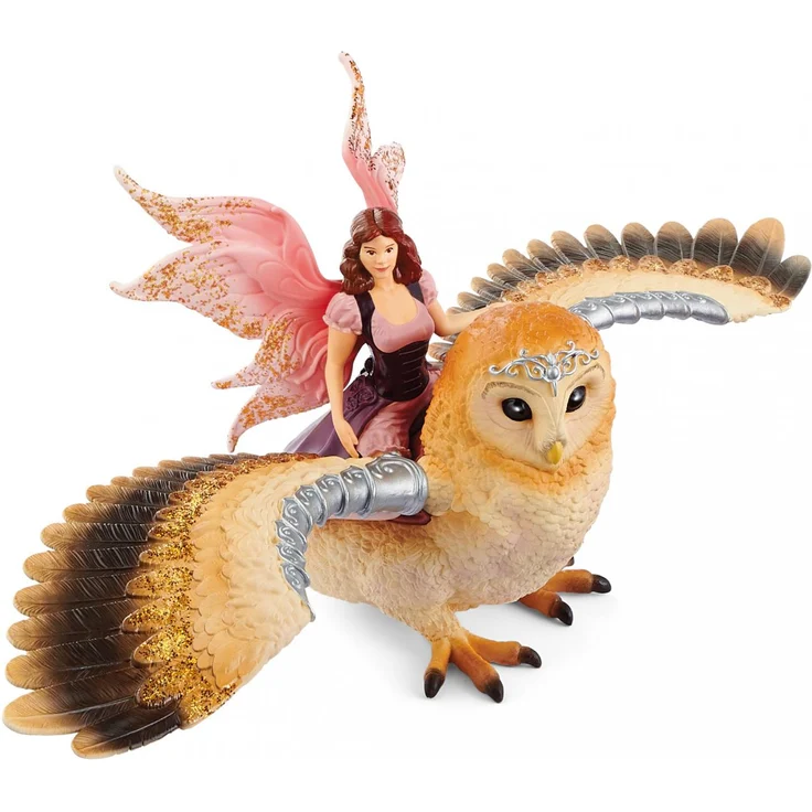 Schleich bayala 70713 'Elfe auf Glitzer-Eule', ab 5 Jahren – Bild 2