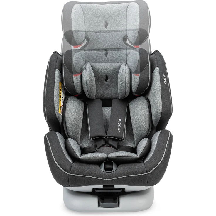 Osann 'One 360°' Autokindersitz Universe Grey 0 bis 36 kg (Gruppe 0+/1/2/3), drehbar, Isofix, mit Seitenaufprallschutz – Bild 6