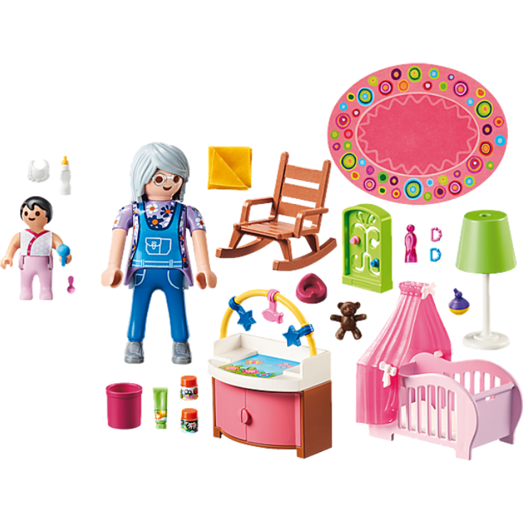 Playmobil Dollhouse 70210 'Babyzimmer', 43 Teile, ab 4 Jahren – Bild 2