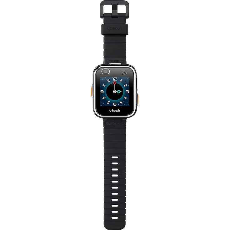 Vtech 'Kidizoom Smart Watch DX2', ab 5 Jahren, LCD Farb-Touchdisplay (1,41", 128 x 128 Pixel), inkl. vielen lustigen Uhrmotiven zum Wechseln und aufregenden Bewegungsspielen, schwarz – Bild 3