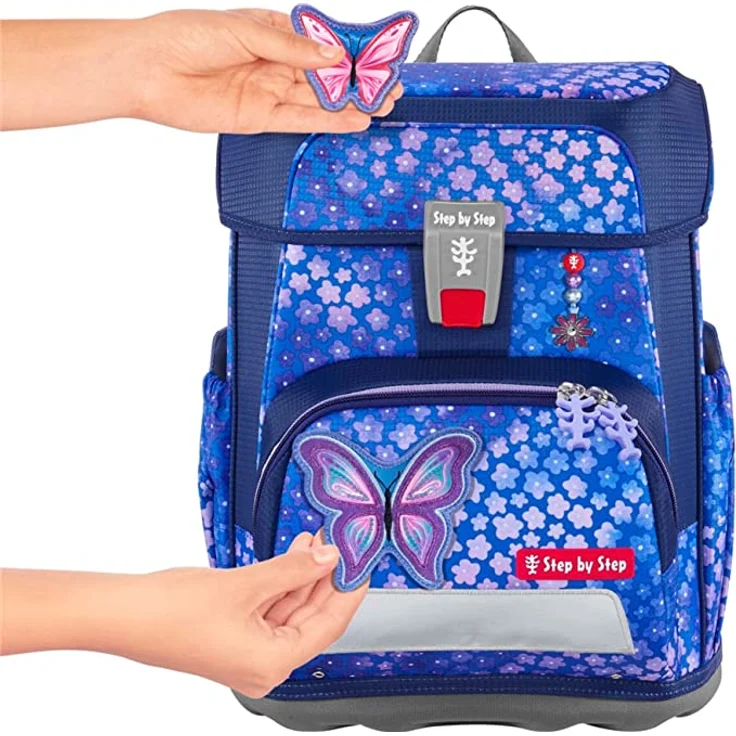 Step by Step Cloud 'Butterfly Maja' Anfängerranzen Set 5tlg., 19 Liter, Blau – Bild 2