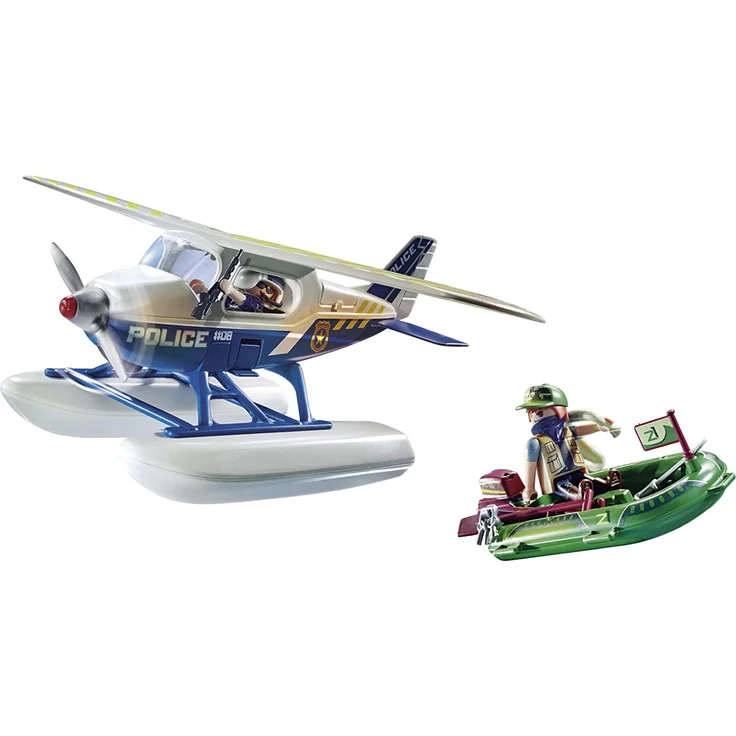 PLAYMOBIL City Action 70779 'Polizei-Wasserflugzeug: Schmuggler-Verfolgung', 33 Teile, ab 5 Jahren – Bild 2