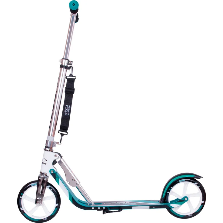 Hudora 14751 'Big Wheel 205' Scooter, höhenverstellbar bis 104 cm, klappbar, RX-Technologie, max. belastbar bis 100 kg, türkis – Bild 2