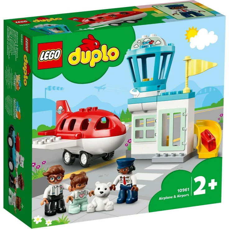 LEGO DUPLO 10961 'Flugzeug und Flughafen', 28 Teile, ab 2 Jahren – Bild 3