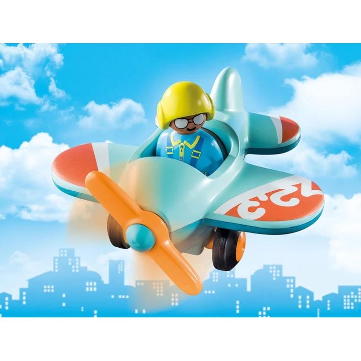 Playmobil 1.2.3 71159 'Flugzeug', 2 Teile, ab 1,5 Jahren - Preisvergleich – Bild 4