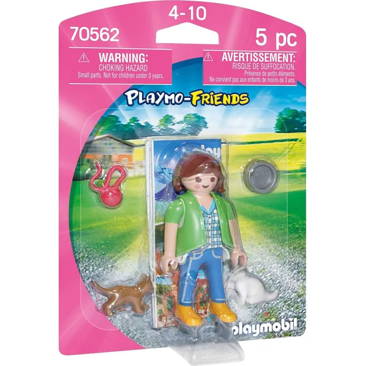 Playmobil Playmo-Friends 70562 'Frau mit Katzenbabys', 5 Teile, ab 4 Jahren