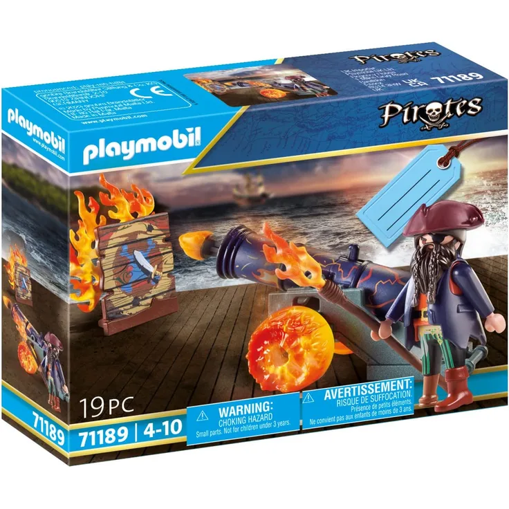 Playmobil Pirates 71189 'Pirat mit Kanone', 19 Teile, ab 4 Jahren