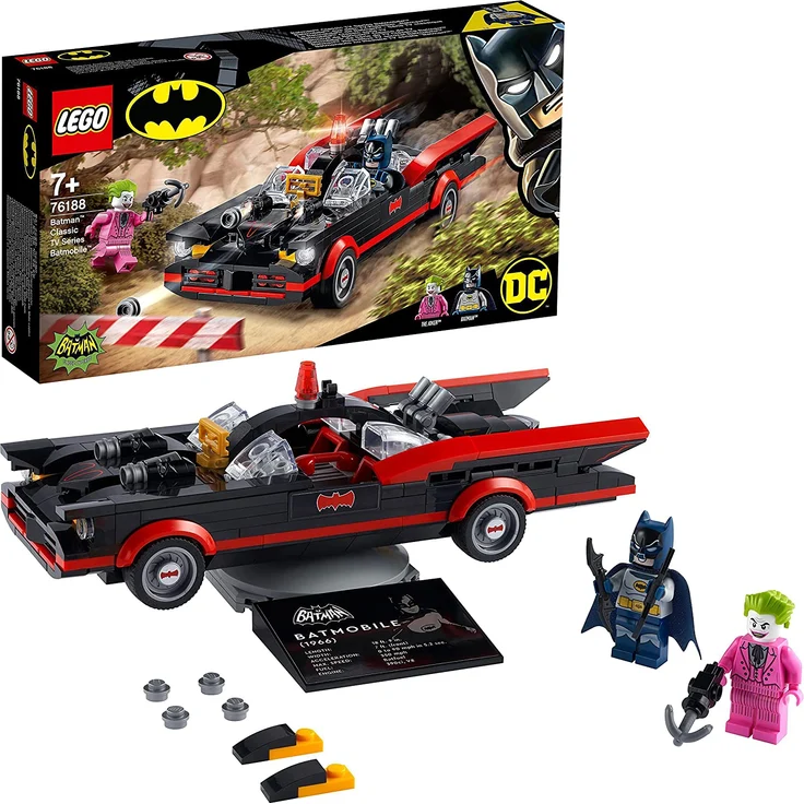 LEGO DC 76188 'Batmobil aus dem TV-Klassiker', 345 Teile, ab 7 Jahren – Bild 1