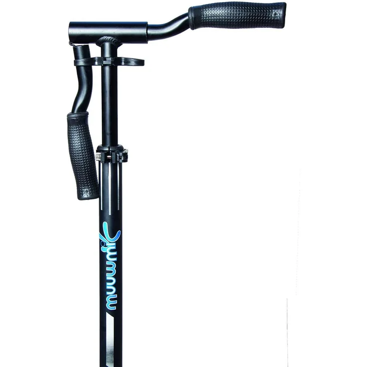 Muuwmi 468 'Aluminium Scooter Pro 250/215 mm', ab 6 Jahren, 3-fach höhenverstellbar bis 97 cm, klappbar, max. belastbar bis 100 kg, blau – Bild 2